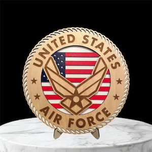 United States Air Force handmade sign. Free shipping