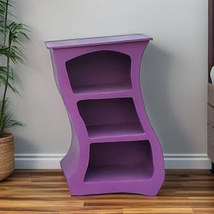 32&quot; Whimsical Dr Seuss - Alice in Wonderland curvy End Table / Nightstands.