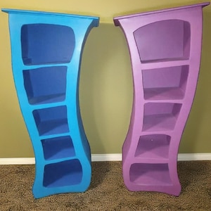 5ft Whimsical Dr Seuss - Alice in Wonderland handmade bookcases