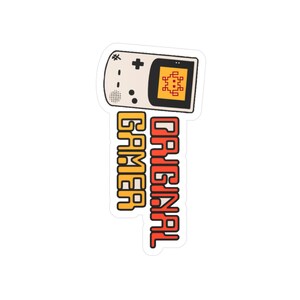Gamer Vinyl Decals - Original Gamer Stickers for Laptop, Water Bottle, Car, Phone, Gaming Room Decor