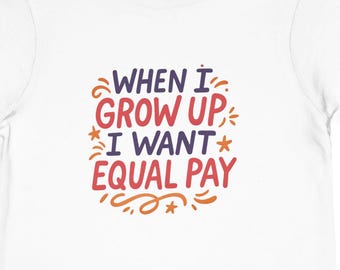 Camiseta para niños pequeños con empoderamiento y jóvenes activistas