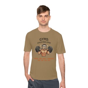 Gym Humor Unisex Moisture Wicking Tee - Perfect for Fitness Lovers