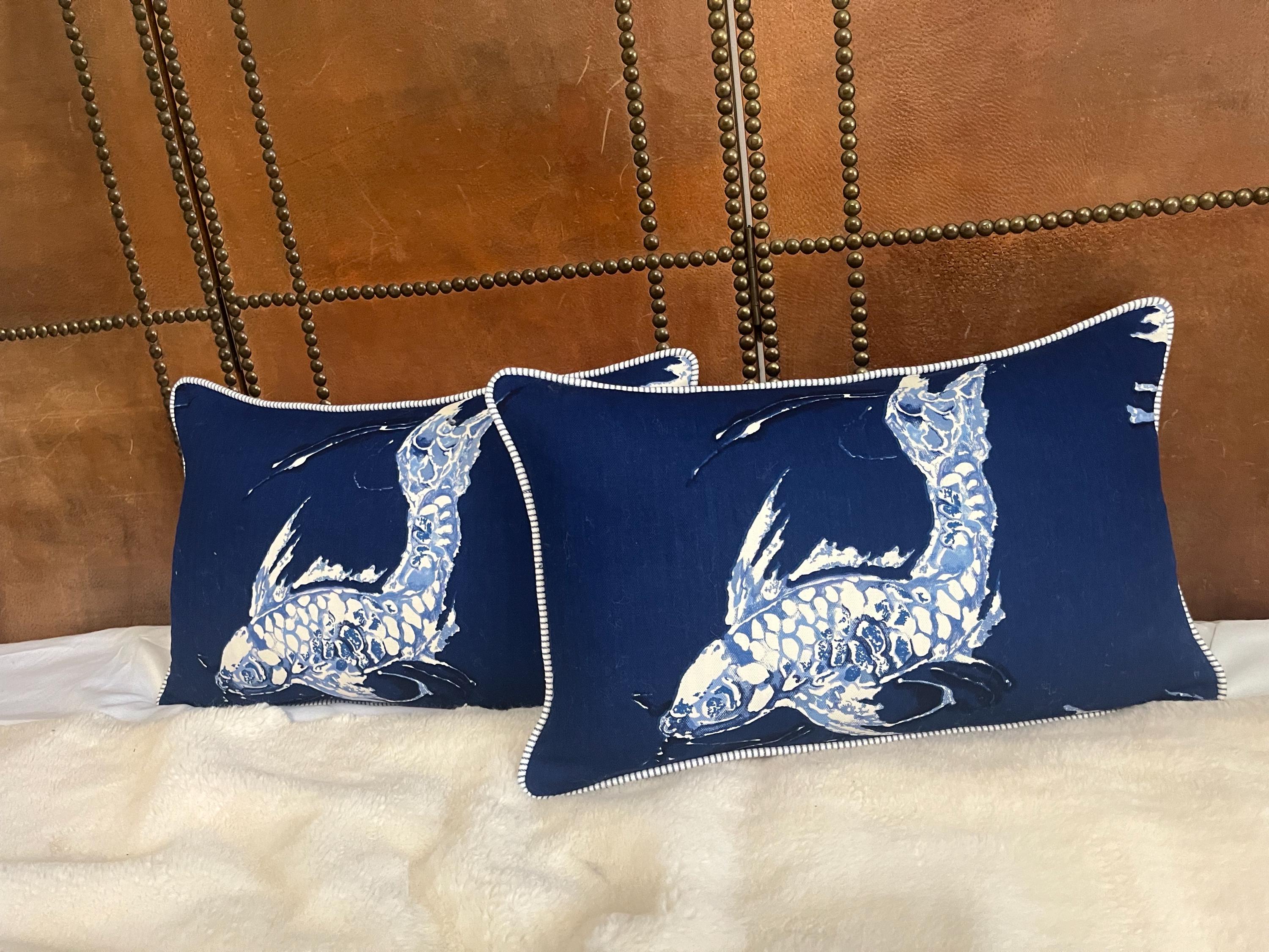 Ralph Lauren Pillow Covers Indigo - Etsy