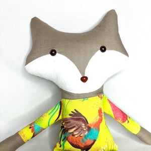 Hühner Fuchs Stofftier, versandfertig