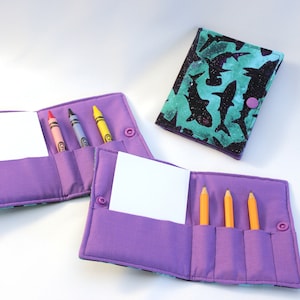 Purple Shark Crayon Portemonnaie, versandfertig
