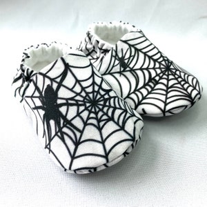 Spiders Baby Shoes, 0-3 or 3-6 or 6-9 months, ready to ship