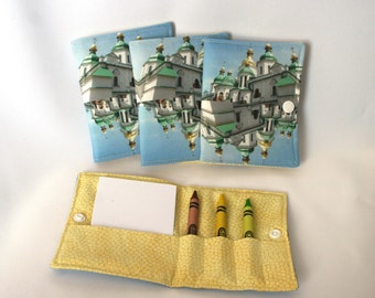 St Sofia's Cathedral Crayon Wallet, ready to ship