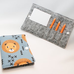 Löwe geometrische Crayon Brieftasche, sofort lieferbar