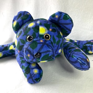Fireflies Minky Bear, ready to ship