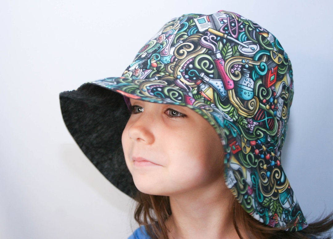 Science Swirls Big Kid Bucket Hat, Ready to Ship - Etsy