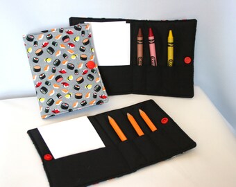 Sushi Crayon Wallet, ready to ship