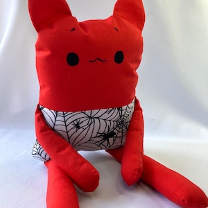 Spiders Cat Stuffed Animal, ready to ship