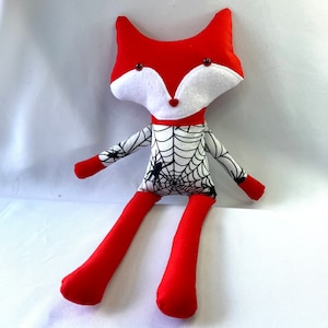 Spiders Fox Stuffed Animal, ready to ship