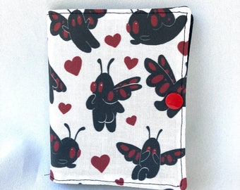 Mothman Love Crayon Wallet, ready to ship