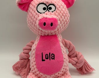 Personalised Plush Dog Toy