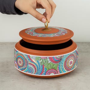 Duża urna na prochy zwierząt – brązowa ceramiczna urna dla psa, kota, królika – dekoracyjna kremacja zwierząt – kolorowy słoik na prochy