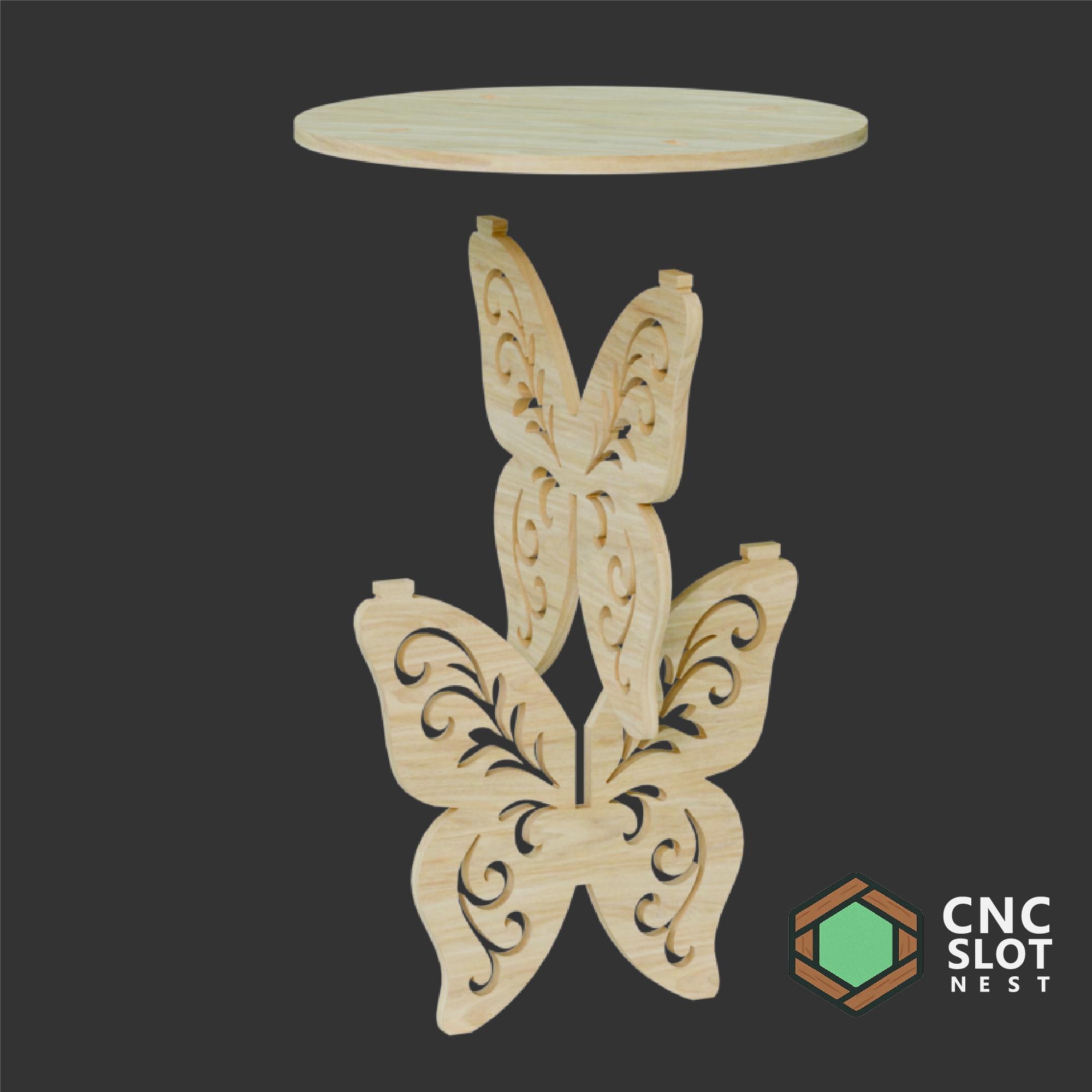 Butterfly CNC Table – Digital Download (dxf, Svg, Pdf) - Etsy