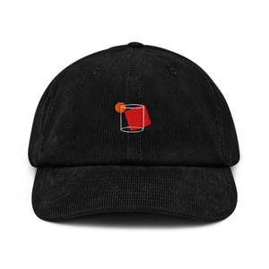 The Cocktail Collection - Negroni Corduroy hat / embroidered logo