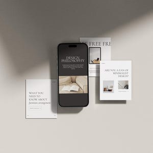 Interior Design Social Media Templates: Canva Posts (Digital Download) image 6