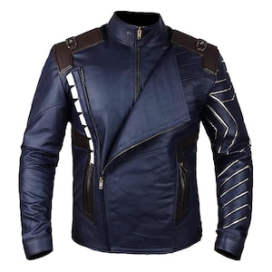 Bucky Barnes Leather Jacket: Avengers Infinity War Inspired