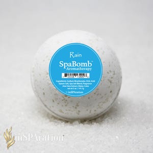 SpaBomb Aromatherapy Bath Bomb – Rain Scent