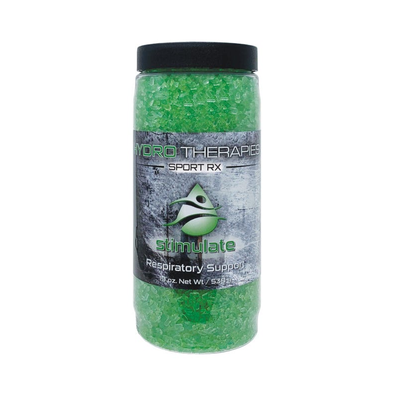 Stimulate Hydrotherapies Sport Rx Crystals – Sports Recovery Bath Salts, Epsom Salt Bath Crystals With Peppermint & Eucalyptus image 1