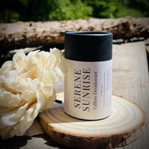 Serene Sunrise Natural Magnesium Tallow Deodorant