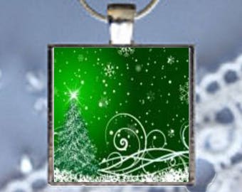 Pendant Necklace Christmas Tree