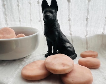 Handmade Pink Sea Salt Stones, Witch Curios (Set of 3), Cottage Made