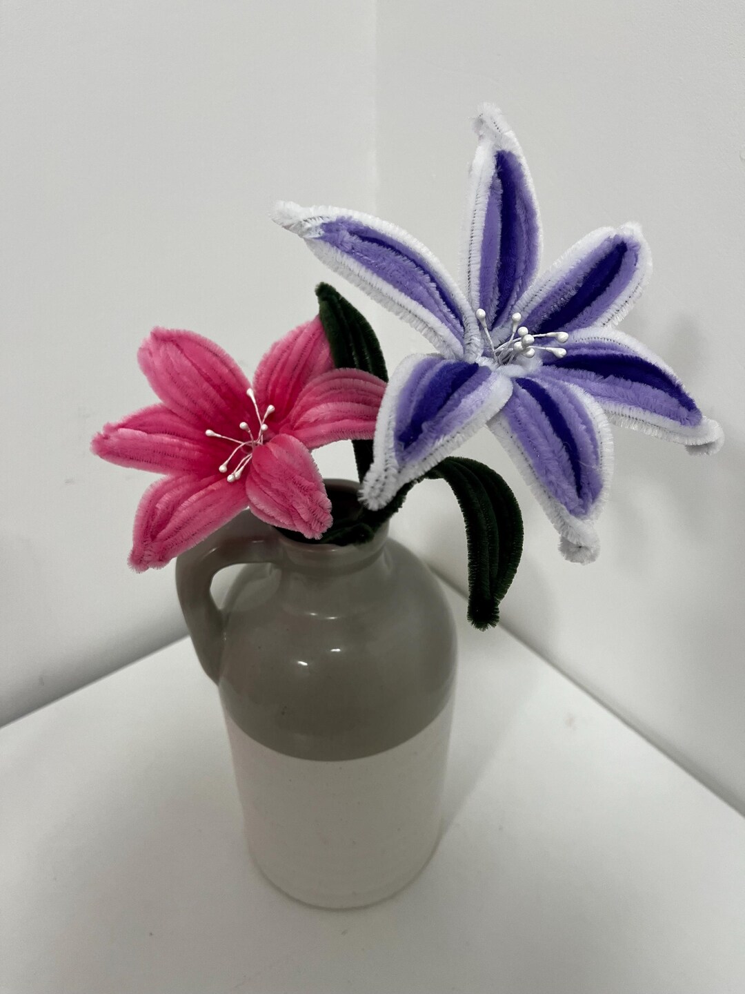 Custom Handmade Lily – Pipe Cleaner Flowers Available in Any Colour - Etsy