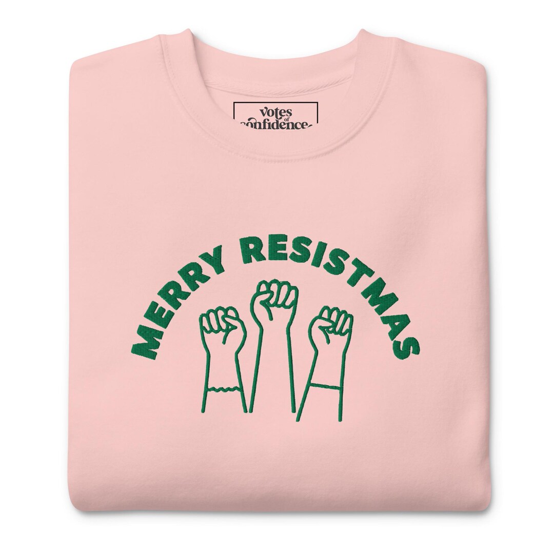 Resistmas Rabbit Embroidered