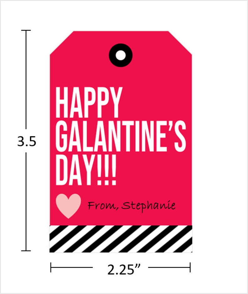 Galentine's Day Gift Tag , Galentine's Day Printable Gift Tag, Happy Galentine's Day, Galentine's Download, Galentine Printable, VDAY Sucks image 3