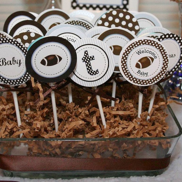 Little Kicker - Football Themed Baby Shower Printable Party