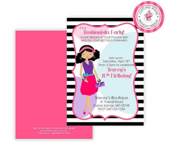 Best Fashion Show Invitations