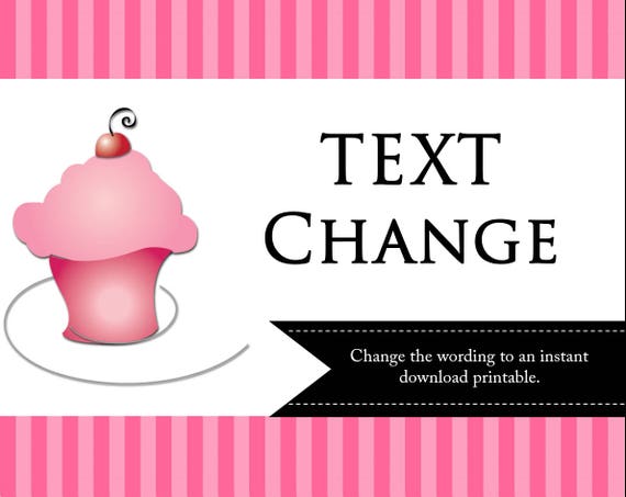 Text Change - Instant Download Il_570xn