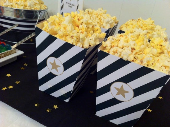 Movie Night Printables with Popcorn Bar (Oscars Night) Il_570xn