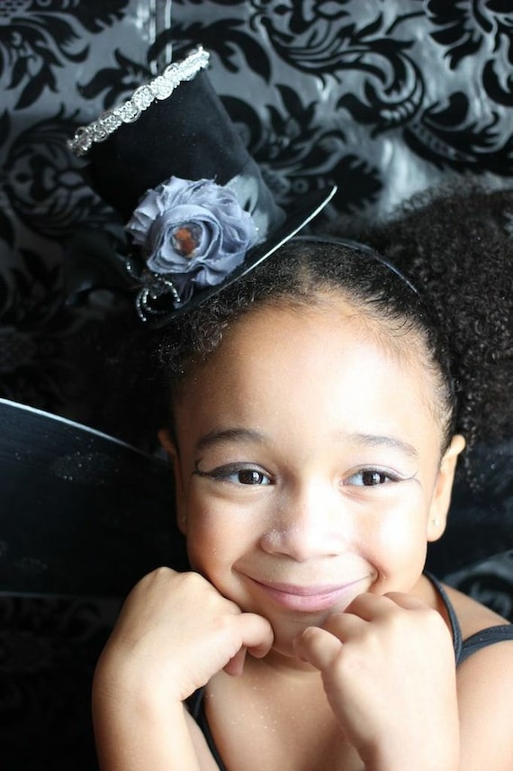 Top Hat Black Velvet Childs Top Hat Black Velvet Childs