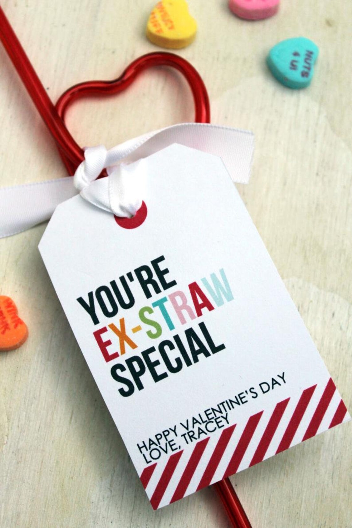Printable Valentine's You're Ex-straw Special Favor - Etsy
