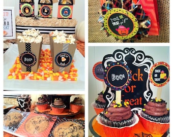 Halloween Hoedown Cupcake Toppers | Halloween Party | Halloween | Hayride | Halloween Farm Party | Halloween Festival | Halloween Party Tags