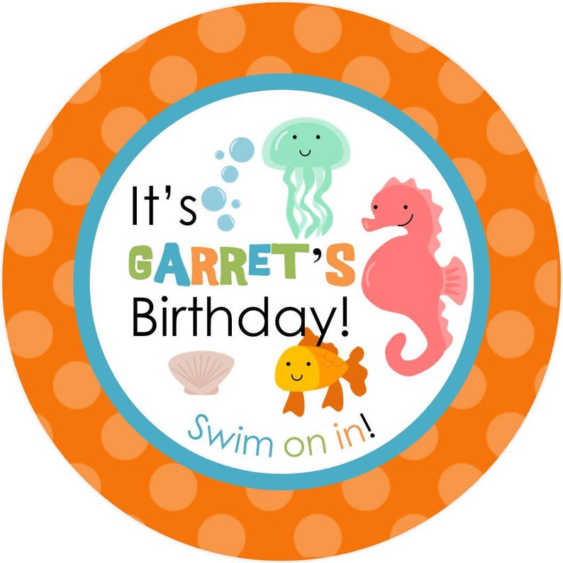 Under the Sea Party Printables Under the Sea Party Decor - Etsy