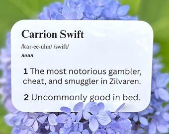 Carrion Swift Vinyl Sticker | "Most Notorious Gambler" Design