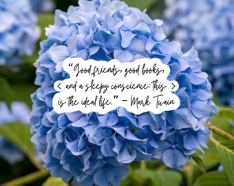Mark Twain Quote Sticker