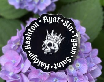 The Lords Sticker Ryat, Sin, Tyson, Saint -