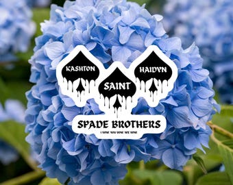 Spade Brothers Sticker | Lords Series, Dark Romance Fan