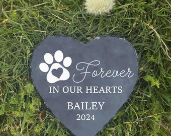 Dog Passing Away Gifts Personalized Memorial Garden Stone, Thoughtful Pet Loss Sympathy Gifts, Bereavement Gift, Dog Headstone, Cat Memorial