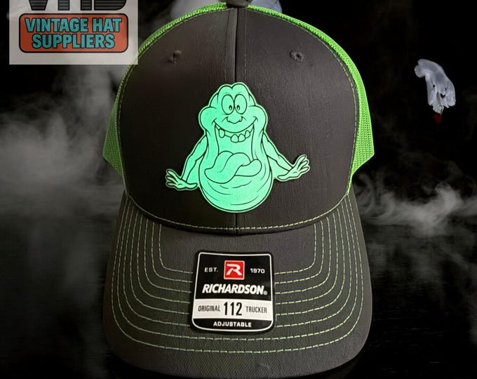 Slimer Glow in the Dark Trucker Hat: Classic Ghost Movie Homage
