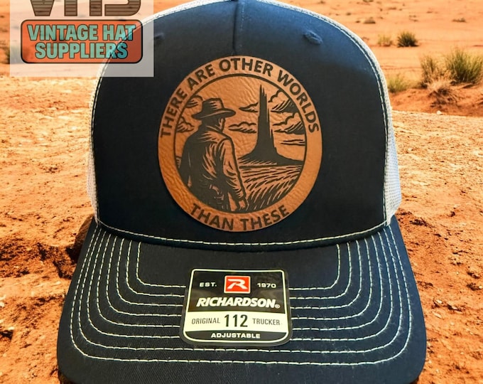 Gunslinger Inspired Trucker Hat: Dark Tower Other Worlds Patch Cap