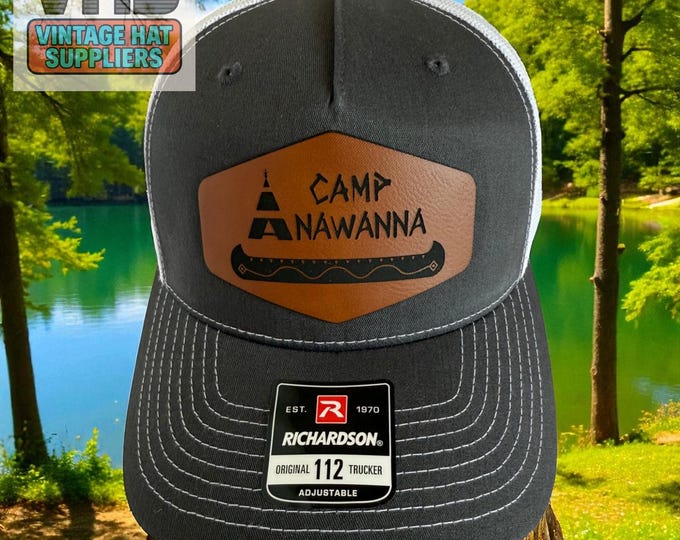 Camp Anawanna Trucker Hat: Retro 90s TV Show Snapback Cap