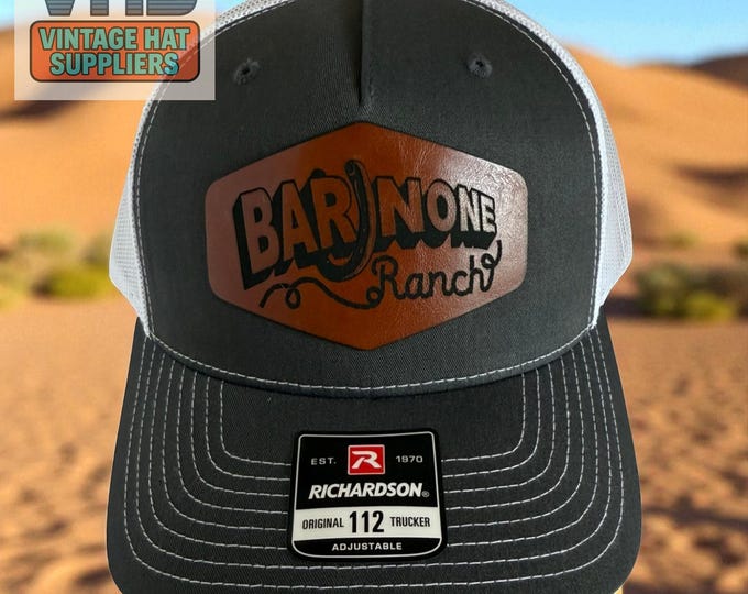 Bar None Ranch Trucker Hat: Classic 90s TV Snapback Cap