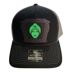 Pee Wee Herman Show Jambi Inspired Glow in the Dark Trucker Hat: Magic Genie Patch Cap, Mekka Lekka Hi 80s TV Fan Gift